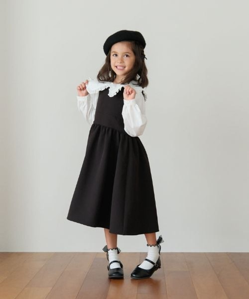 LEPSIM（レプシィム）の「【KIDS】【O.C】GIRLS長袖フリル襟　626899（シャツ/ブラウス・キッズ・オフホワイト・130/120）」の4枚目の写真