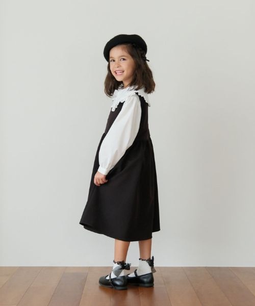 LEPSIM（レプシィム）の「【KIDS】【O.C】GIRLS長袖フリル襟　626899（シャツ/ブラウス・キッズ・オフホワイト・130/120）」の5枚目の写真