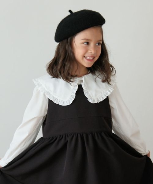 LEPSIM（レプシィム）の「【KIDS】【O.C】GIRLS長袖フリル襟　626899（シャツ/ブラウス・キッズ・オフホワイト・130/120）」の6枚目の写真