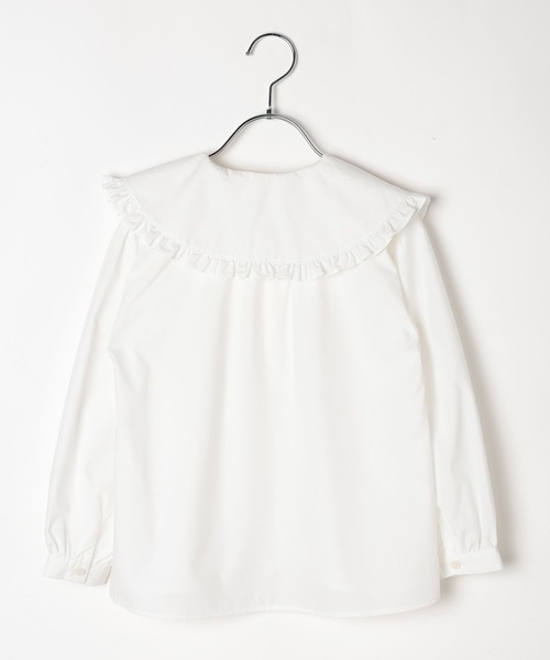 LEPSIM（レプシィム）の「【KIDS】【O.C】GIRLS長袖フリル襟　626899（シャツ/ブラウス・キッズ・オフホワイト・130/120）」の9枚目の写真