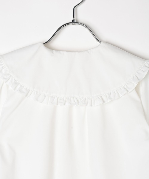 LEPSIM（レプシィム）の「【KIDS】【O.C】GIRLS長袖フリル襟　626899（シャツ/ブラウス・キッズ・オフホワイト・130/120）」の13枚目の写真