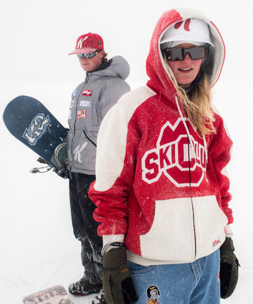 セール】KELLOGGS SKI CLUB ZIPUP HOODIE (RED)（パーカー）｜WKNDRS