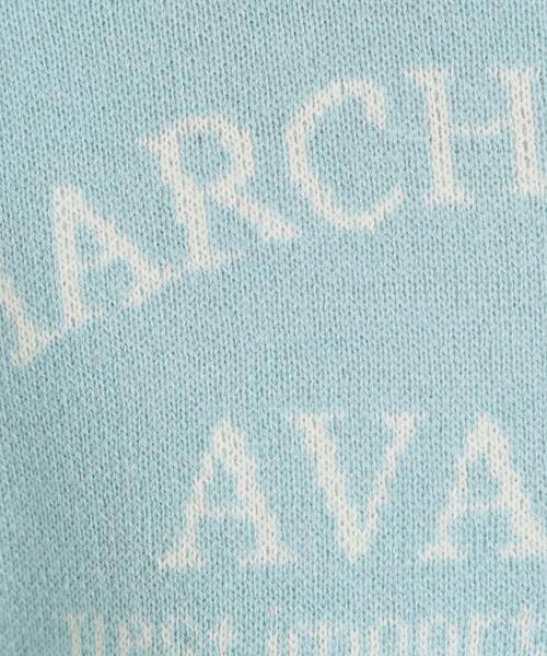 ITS'DEMO（イッツデモ）の「【手洗い可】アーチロゴニット（ニット/セーター・レディース・ライトブルー/アイボリー/ピンク系・00）」の11枚目の写真