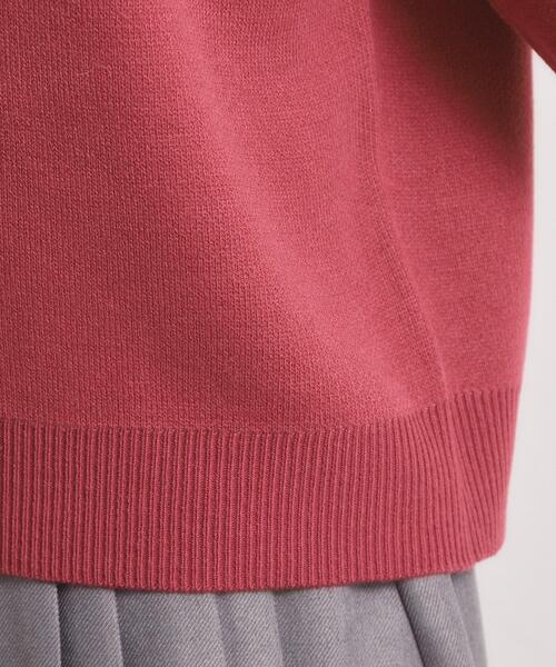 ITS'DEMO（イッツデモ）の「【手洗い可】アーチロゴニット（ニット/セーター・レディース・ライトブルー/アイボリー/ピンク系・00）」の21枚目の写真