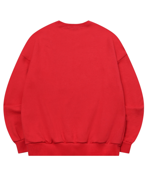 MUCENT(ムセント)の「ツーハットシグネチャースウェット(男女共用)(スウェット・レディース・レッド・SMALL/LARGE)」の2枚目の写真