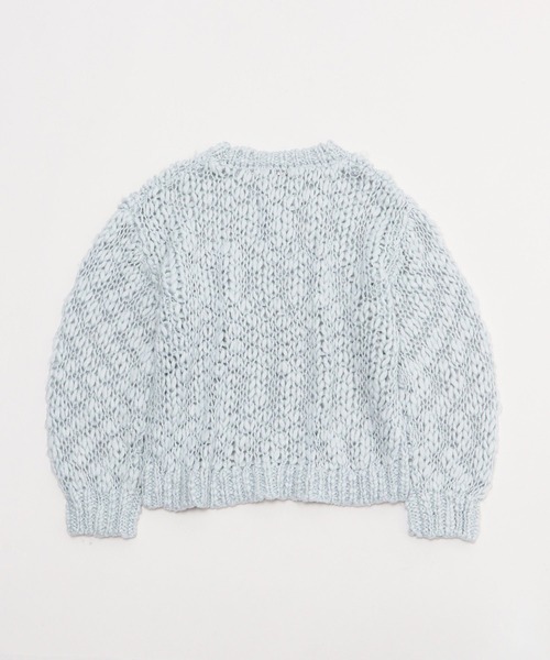 niko and（ニコアンド）の「ウールMIXチャンキーニットプルオーバー