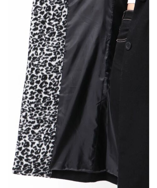 GYDA(ジェイダ)の「leopard slim longコート(ダウンジャケット/コート・レディース・キャメル/ブラック・FREE)」の18枚目の写真