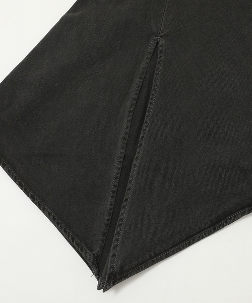 dispark（ディスパーク）の「DISPARK/【25年秋冬新作】ベルト付きヘムスカート（デニムスカート・レディース・グレー/カーキ・FREE）」の14枚目の写真