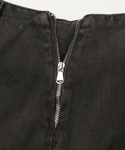 dispark（ディスパーク）の「DISPARK/【25年秋冬新作】ベルト付きヘムスカート（デニムスカート・レディース・グレー/カーキ・FREE）」の16枚目の写真