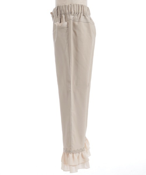 axes femme(アクシーズファム)の「ストレッチフリルレギンス(その他パンツ・キッズ・ベージュ/ブラック・MEDIUM/LARGE)」の4枚目の写真
