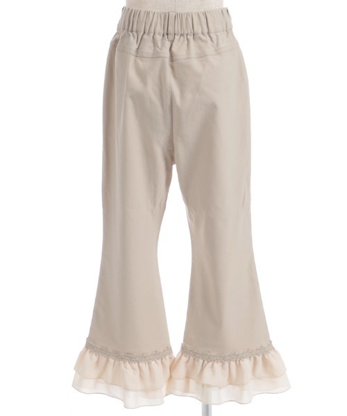 axes femme(アクシーズファム)の「ストレッチフリルレギンス(その他パンツ・キッズ・ベージュ/ブラック・MEDIUM/LARGE)」の5枚目の写真