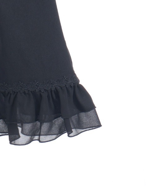 axes femme(アクシーズファム)の「ストレッチフリルレギンス(その他パンツ・キッズ・ベージュ/ブラック・MEDIUM/LARGE)」の15枚目の写真