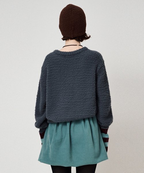 FUN FROM FUN(ファンフロムファン)の「FLUFFY KNIT PULLOVER, CHARCOAL(ニット/セーター・レディース・その他・OS)」の3枚目の写真