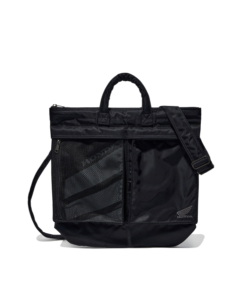 PHYPS MOTORCYCLE（フィップスモーターサイクル）の「[2-WAY] Honda Multi Pocket Helmet Bag_Black（メッセンジャーバッグ・レディース・その他・FREE）」の3枚目の写真
