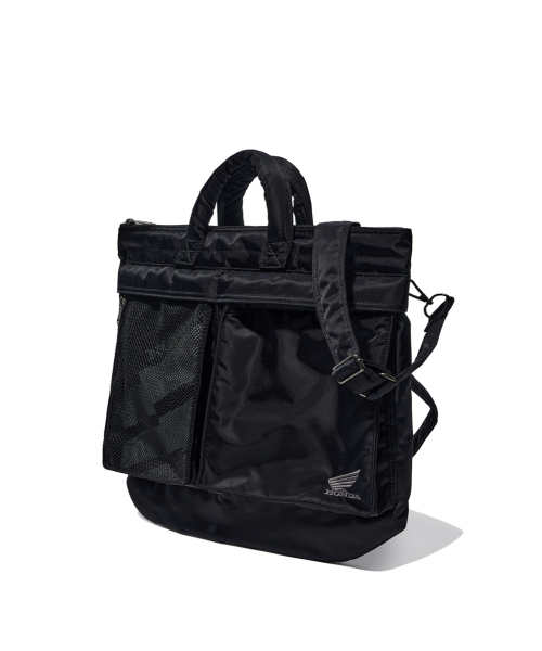 PHYPS MOTORCYCLE（フィップスモーターサイクル）の「[2-WAY] Honda Multi Pocket Helmet Bag_Black（メッセンジャーバッグ・レディース・その他・FREE）」の4枚目の写真