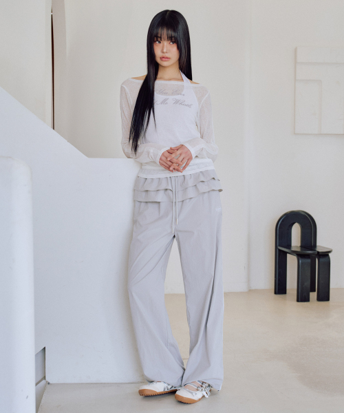 ZEROPLANET（ゼロプラネット）の「ナイロンチュチュトレーニングパンツ [グレー]（スウェットパンツ・レディース・その他・FREE）」の3枚目の写真