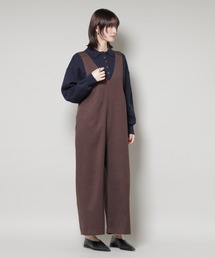 NANO universe（ナノユニバース）の「Vネックオールインワン（つなぎ/オールインワン・レディース）」