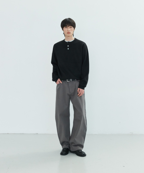 LEIRE（ルアール）の「エブリデイカーブドパンツ [チャコール]（デニムパンツ・メンズ・その他・MEDIUM/LARGE/X-LARGE）」の8枚目の写真