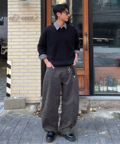 LEIRE（ルアール）の「エブリデイカーブドパンツ [チャコール]（デニムパンツ・メンズ・その他・MEDIUM/LARGE/X-LARGE）」の15枚目の写真