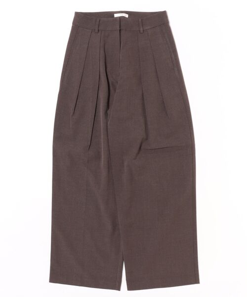 anuke（アンヌーク）の「anuke Tuck Wide Pants（その他パンツ・レディース・ブラウン/ブラック・36/38）」の16枚目の写真