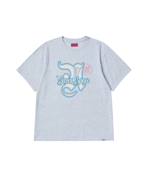 NYXX(エヌワイエックスエックス)の「OUTLINE SYMBOL TEE HEATHER GRAY(Tシャツ/カットソー・レディース・その他・SMALL/MEDIUM)」の2枚目の写真