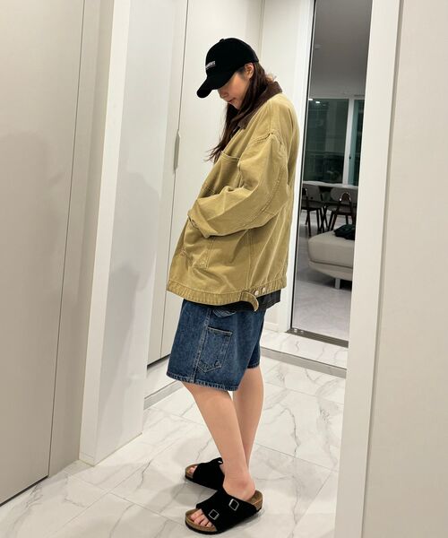 QT8 GARMENTS（キューティーエイトガーメント）の「RG Washed Work Chore Jacket (Beige)（デニムジャケット・レディース・その他・X-LARGE/MEDIUM/LARGE）」の6枚目の写真
