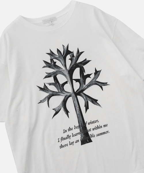 VASTIC(バスティック)の「ツリー レタリング Tシャツ_ホワイト(Tシャツ/カットソー・メンズ・その他・MEDIUM/LARGE/X-LARGE)」の5枚目の写真