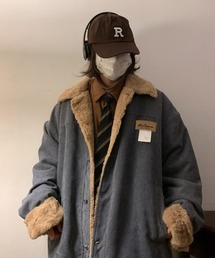 メンズ裏ボアジャケット