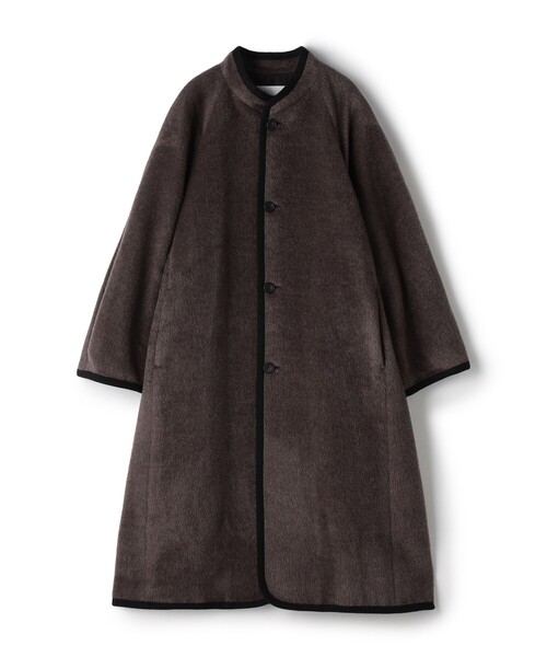 新品タグ付き✨23SS GALERIE VIE コットンシルクノーカラーコート GALERIE VIE（ギャルリー ヴィー）の「コットンシルク ノーカラー