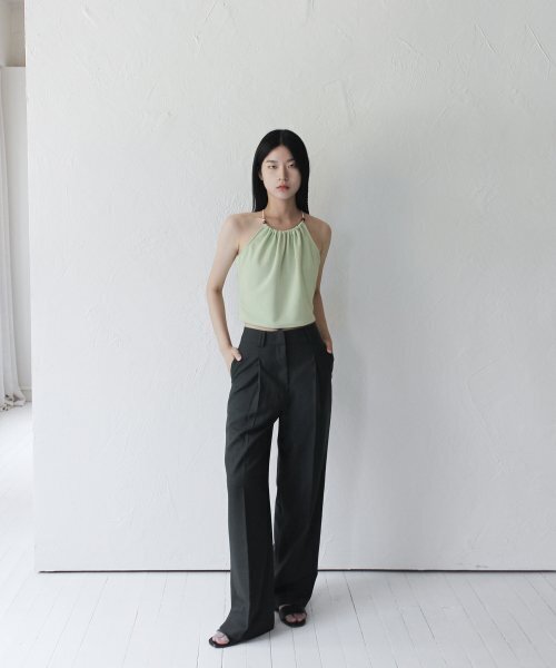 RUBATI(ルバティ)の「Halterneck Wooden Beads Top (MINT)(Tシャツ/カットソー・レディース・その他・size2/size1)」の5枚目の写真