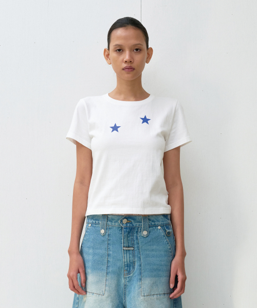 THEVINYLHOUSE(ザバイニルハウス)の「STAR TEE WHITE (VH2EMUT507A)(Tシャツ/カットソー・メンズ・その他・MEDIUM/LARGE/C)」の3枚目の写真