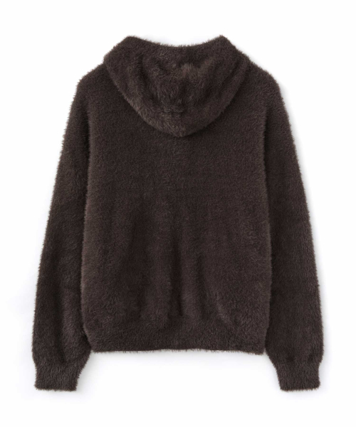 WMC(ダブリューエムシー)の「ヘアリー フードジップアップ_BROWN(パーカー・レディース・ブラウン・MEDIUM/LARGE/X-LARGE)」の2枚目の写真