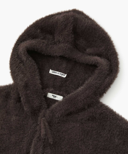WMC(ダブリューエムシー)の「ヘアリー フードジップアップ_BROWN(パーカー・レディース・ブラウン・MEDIUM/LARGE/X-LARGE)」の3枚目の写真