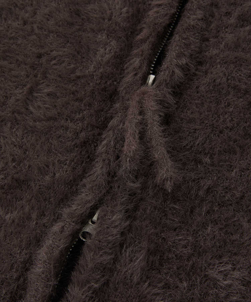 WMC(ダブリューエムシー)の「ヘアリー フードジップアップ_BROWN(パーカー・レディース・ブラウン・MEDIUM/LARGE/X-LARGE)」の5枚目の写真