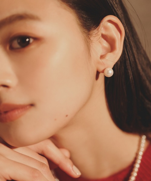 クラシカルパールピアス