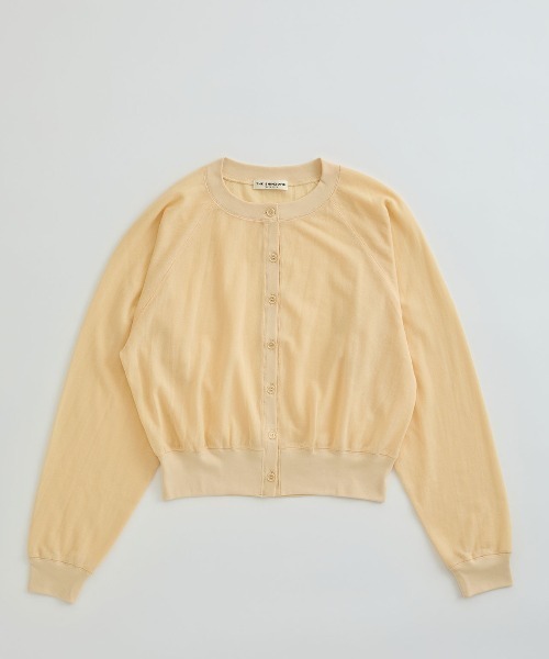 THE SHINZONE（ザ　シンゾーン）の「THE SHINZONE/シンゾーン　シアーロングスリーブカーディガン　SEER LONG SLEEVE CARDIGAN　25MMSCU16（カーディガン/ボレロ・レディース・ライトイエロー/チャコールグレー/レッド・FREE）」の15枚目の写真