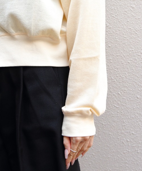 THE SHINZONE（ザ　シンゾーン）の「THE SHINZONE/シンゾーン　シアーロングスリーブカーディガン　SEER LONG SLEEVE CARDIGAN　25MMSCU16（カーディガン/ボレロ・レディース・ライトイエロー/チャコールグレー/レッド・FREE）」の6枚目の写真
