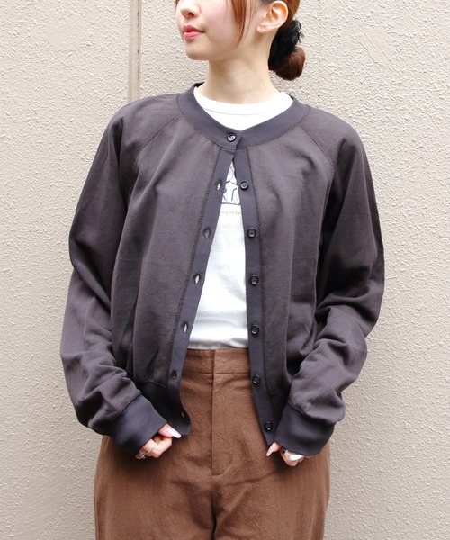 THE SHINZONE（ザ　シンゾーン）の「THE SHINZONE/シンゾーン　シアーロングスリーブカーディガン　SEER LONG SLEEVE CARDIGAN　25MMSCU16（カーディガン/ボレロ・レディース・ライトイエロー/チャコールグレー/レッド・FREE）」の18枚目の写真