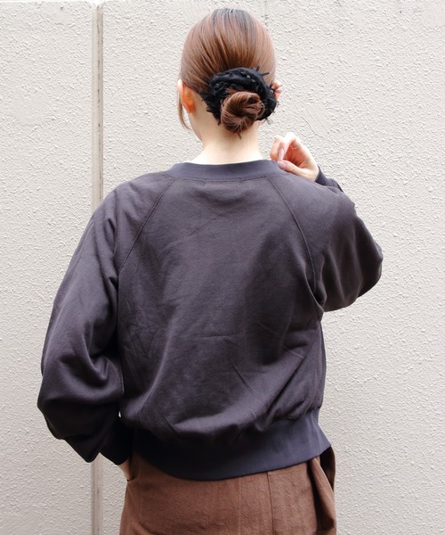 THE SHINZONE（ザ　シンゾーン）の「THE SHINZONE/シンゾーン　シアーロングスリーブカーディガン　SEER LONG SLEEVE CARDIGAN　25MMSCU16（カーディガン/ボレロ・レディース・ライトイエロー/チャコールグレー/レッド・FREE）」の20枚目の写真