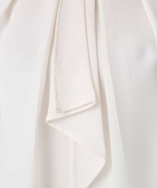 MK MICHEL KLEIN(エムケーミッシェルクラン)の「マルチwayボウタイブラウス/洗える(シャツ/ブラウス・レディース・アイボリー/ライトブルー・38/40)」の6枚目の写真