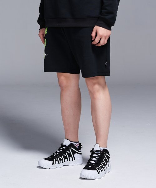 CORALIAN（コラリアン）の「ランオフ ネオグリーン スウェット ショートパンツ ブラック（その他パンツ・メンズ・その他・M/XL/2XL/3XL/XS/S/L）」の5枚目の写真