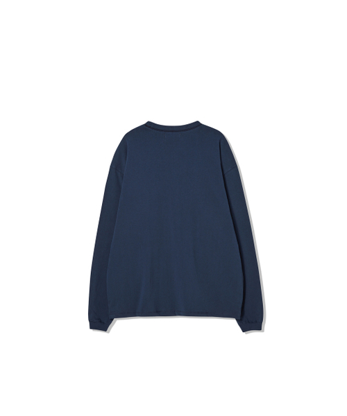 WORTHWHILE MOVEMENT(ワースワイルムーブメント)の「スティッチポケットロングスリーブTシャツ(ダークブルー)(Tシャツ/カットソー・レディース・その他・LARGE/X-LARGE)」の2枚目の写真
