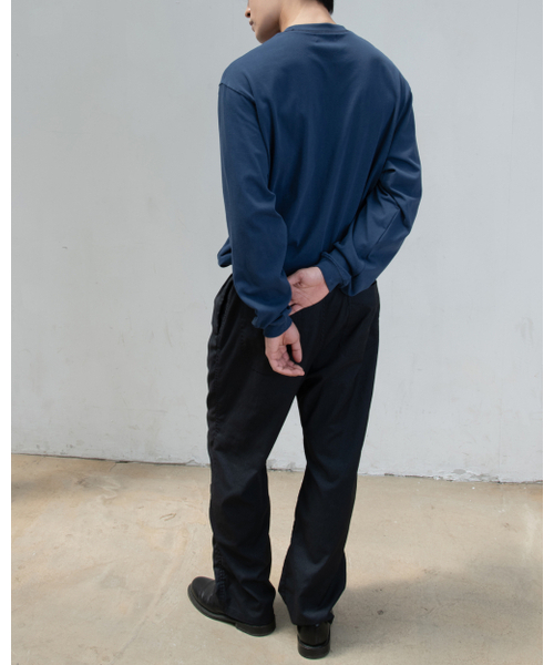WORTHWHILE MOVEMENT(ワースワイルムーブメント)の「スティッチポケットロングスリーブTシャツ(ダークブルー)(Tシャツ/カットソー・レディース・その他・LARGE/X-LARGE)」の11枚目の写真