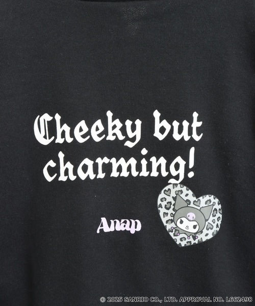 ANAP GｉRL（アナップガール）の「ANAP GiRL ×【 クロミ 】ファー耳付きフーディー ビッグ スウェット パーカー（パーカー・キッズ・ブラック・M/S/XS）」の21枚目の写真