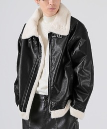 LUXSTYLE（ラグスタイル）の「PUレザーB3フライトジャケット（ミリタリージャケット）」
