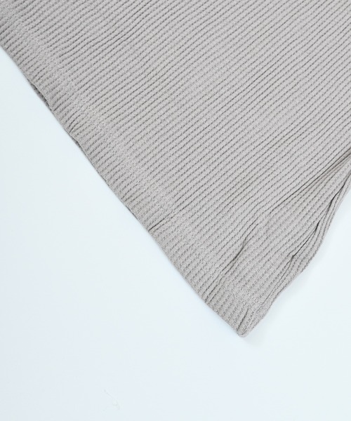 MARKEY'S(マーキーズ)の「スモッキングスリーブワッフルカットソー/おとな(Tシャツ/カットソー・レディース・イエロー/オフホワイト/グレー・160cm)」の6枚目の写真