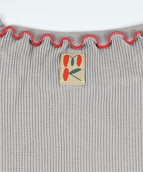 MARKEY'S(マーキーズ)の「スモッキングスリーブワッフルカットソー/おとな(Tシャツ/カットソー・レディース・イエロー/オフホワイト/グレー・160cm)」の9枚目の写真