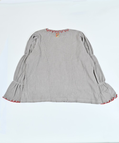 MARKEY'S(マーキーズ)の「スモッキングスリーブワッフルカットソー/おとな(Tシャツ/カットソー・レディース・イエロー/オフホワイト/グレー・160cm)」の19枚目の写真