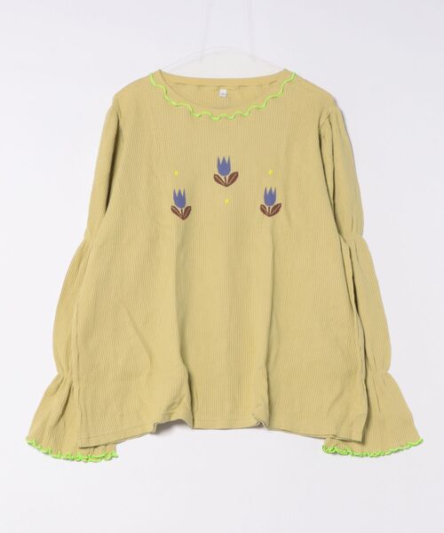 MARKEY'S(マーキーズ)の「スモッキングスリーブワッフルカットソー/おとな(Tシャツ/カットソー・レディース・イエロー/オフホワイト/グレー・160cm)」の21枚目の写真