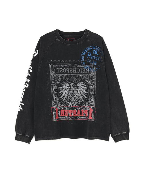 DANKE SCHON(ダンケシェーン)の「DankeSchon/ダンケシェーン/CHEMICAL RAGLAN LST STEMPEL(Tシャツ/カットソー・メンズ・ブラック・M/L)」の19枚目の写真